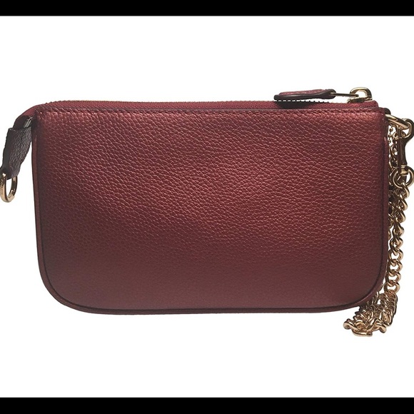 Coach Nolita 19 Wristlet Metallic Pebble Leather. - Picture 3 of 8